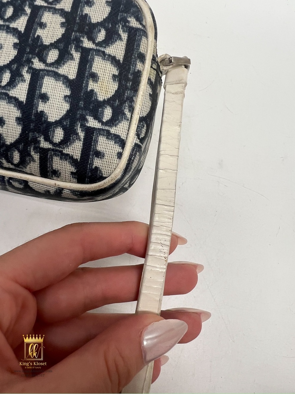 Dior monogram Trotter #1 pouch/wristlet - Picture 10 of 14